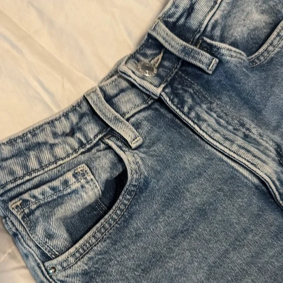 H&M Blue Wide-Leg Jeans - Picture 3 of 4